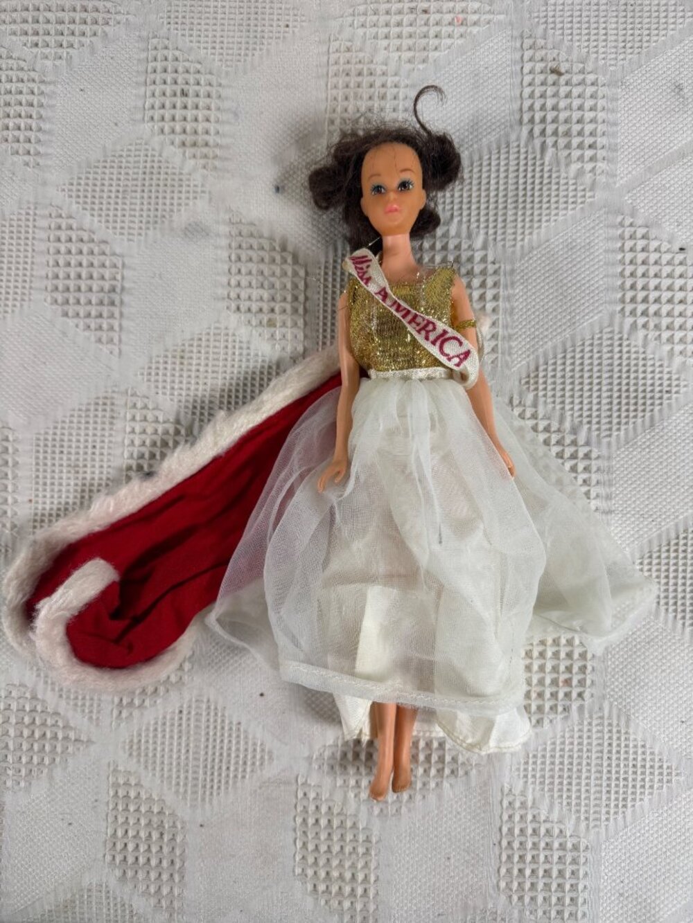 Rare Kellogg's 1970s Miss America Steffie Face Walk Lively Barbie Doll